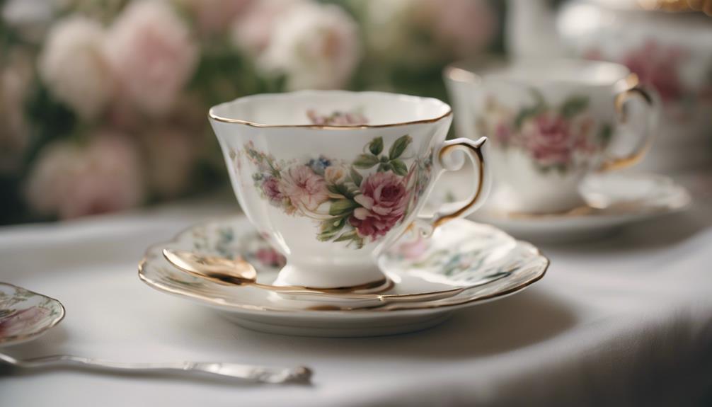 delicate china and elegance