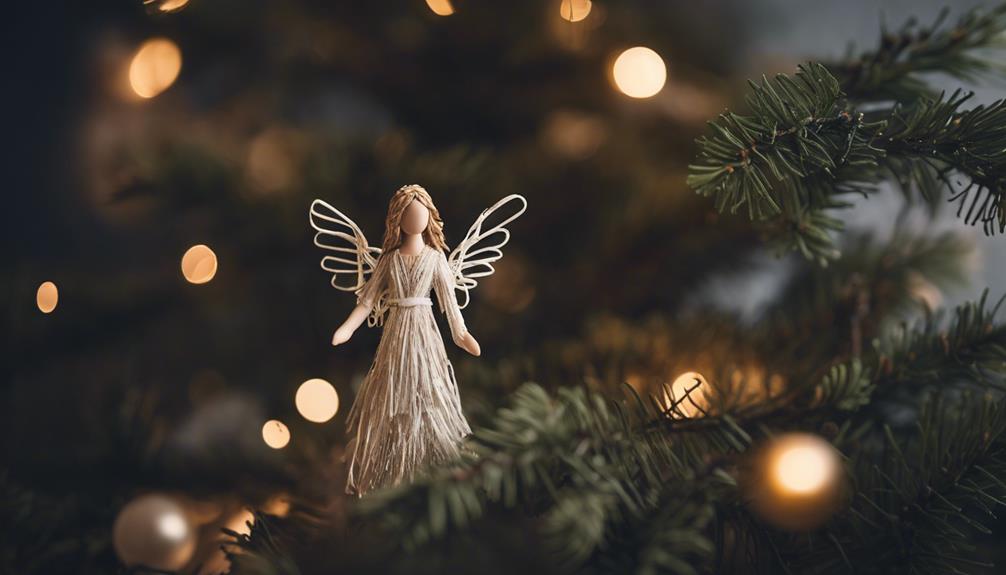 diy christmas tree angel