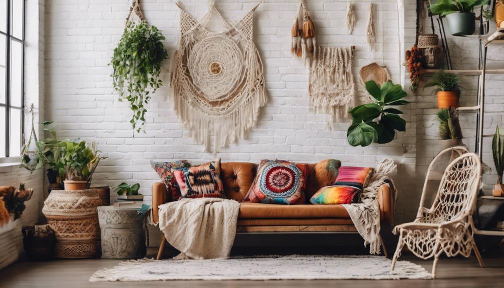 eclectic white brick backdrop