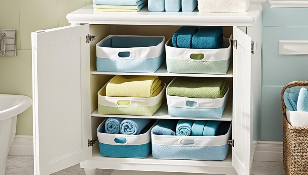 fabric storage bins