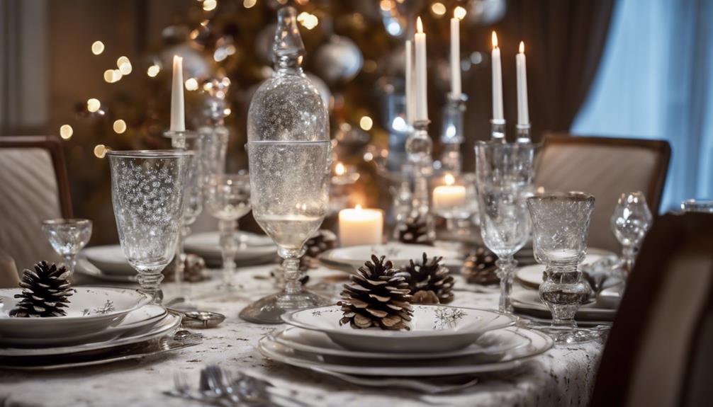 festive table settings showcased