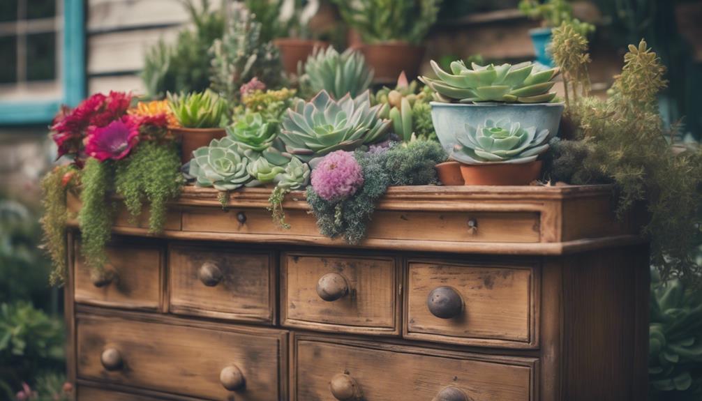 garden box repurposed beautifully