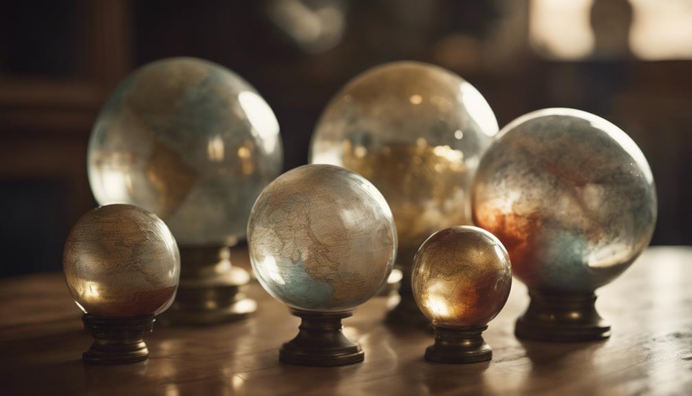 glass globes evoke nostalgia