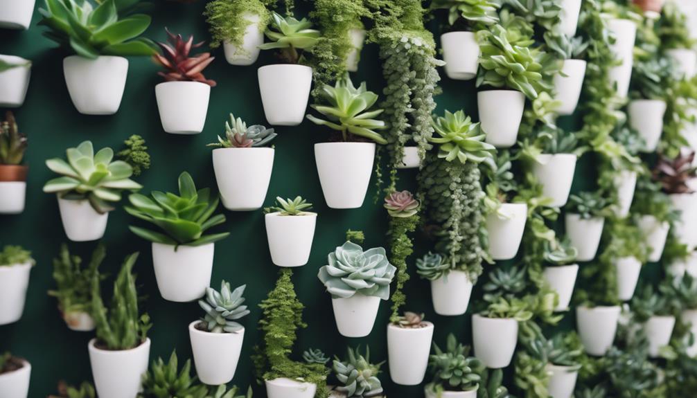 growing plants on walls