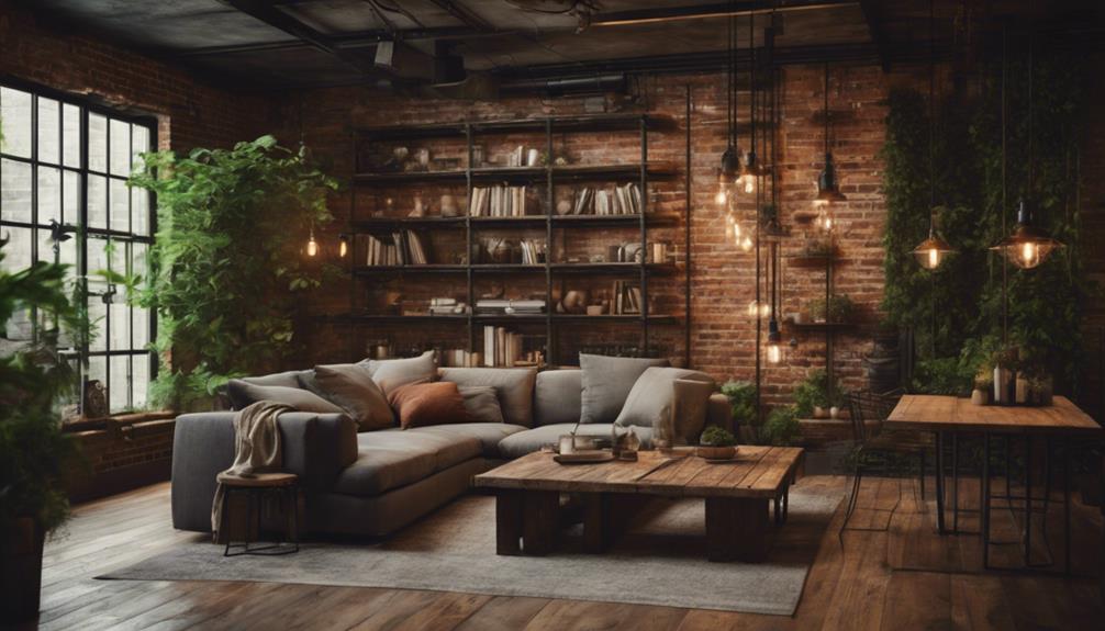 industrial and rustic fusion