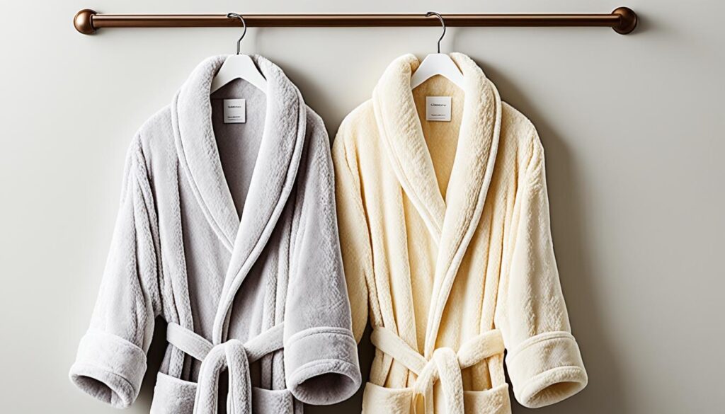 luxurious bathrobes