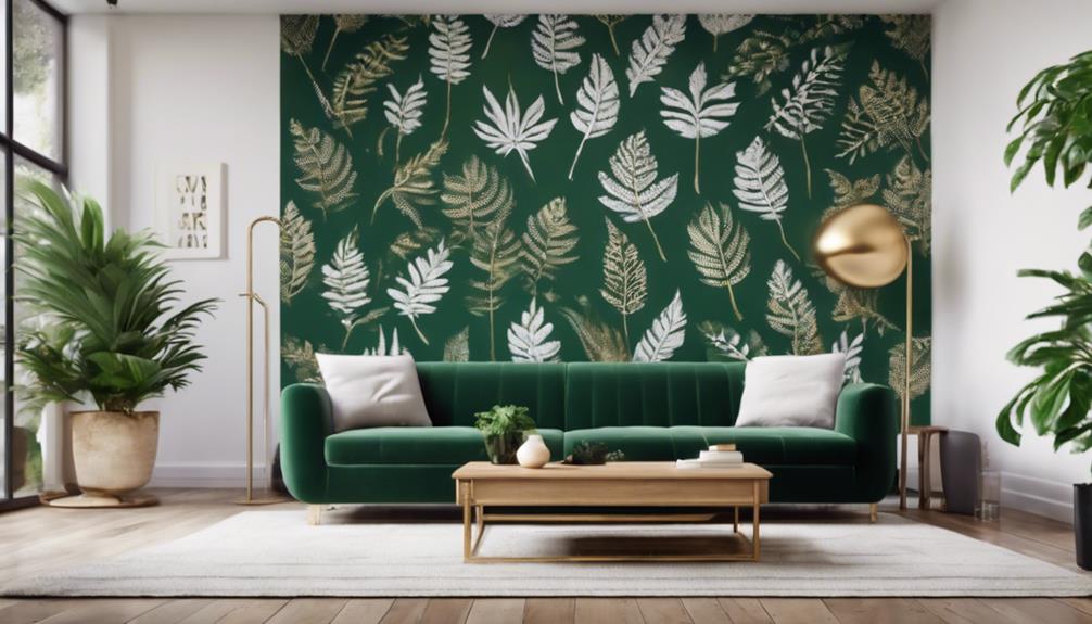 nature inspired accent wall ideas