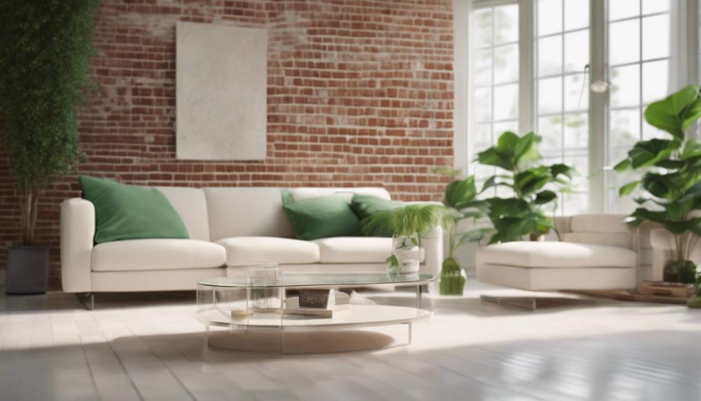neutral white living room