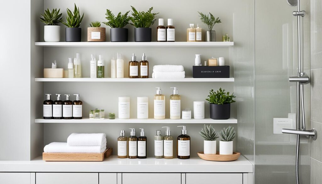 organized bathroom