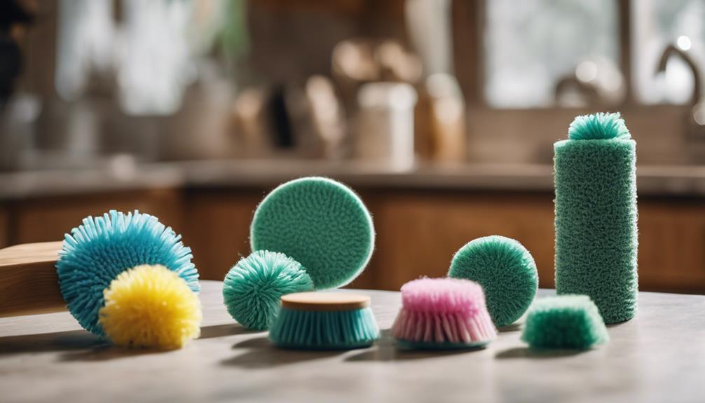 reusable dish scrubber selection