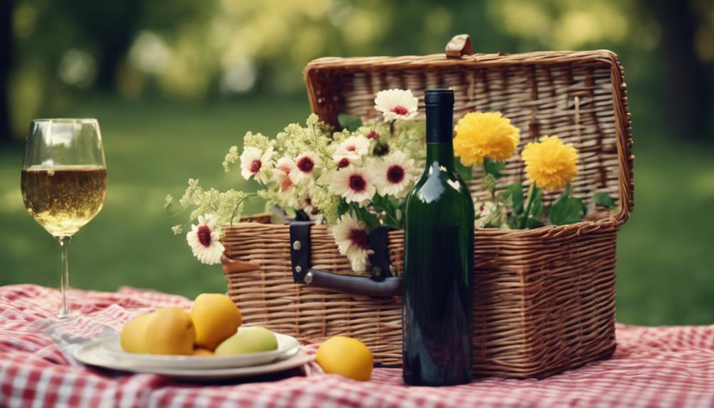 revamp vintage picnic baskets