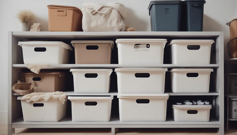 storage bins for organization