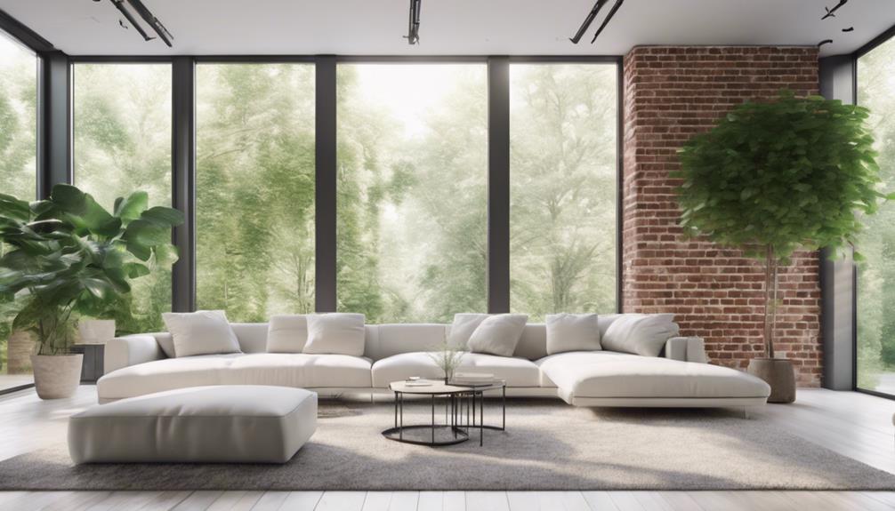 white living room reveal