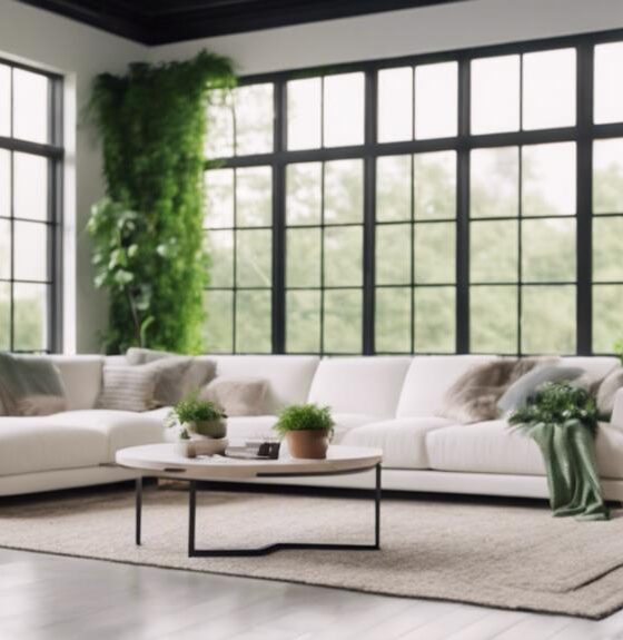 white living room transformation