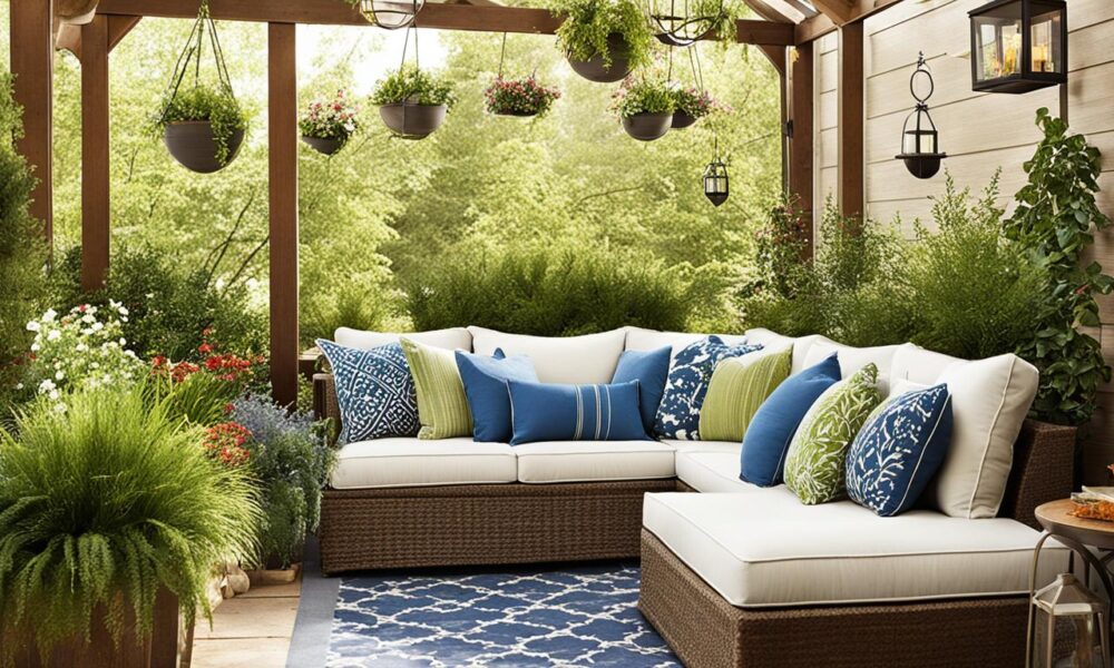 How to decorate a small alfresco?