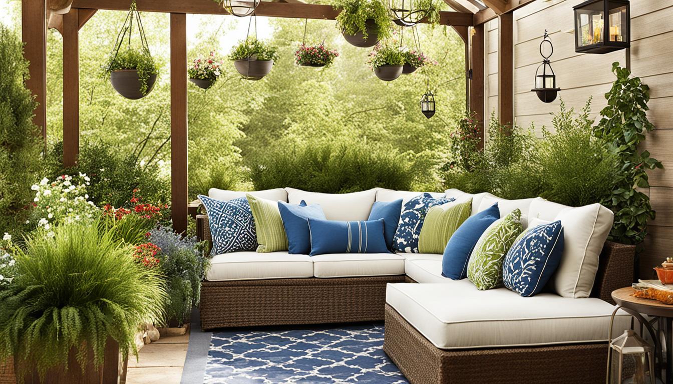 How to decorate a small alfresco?