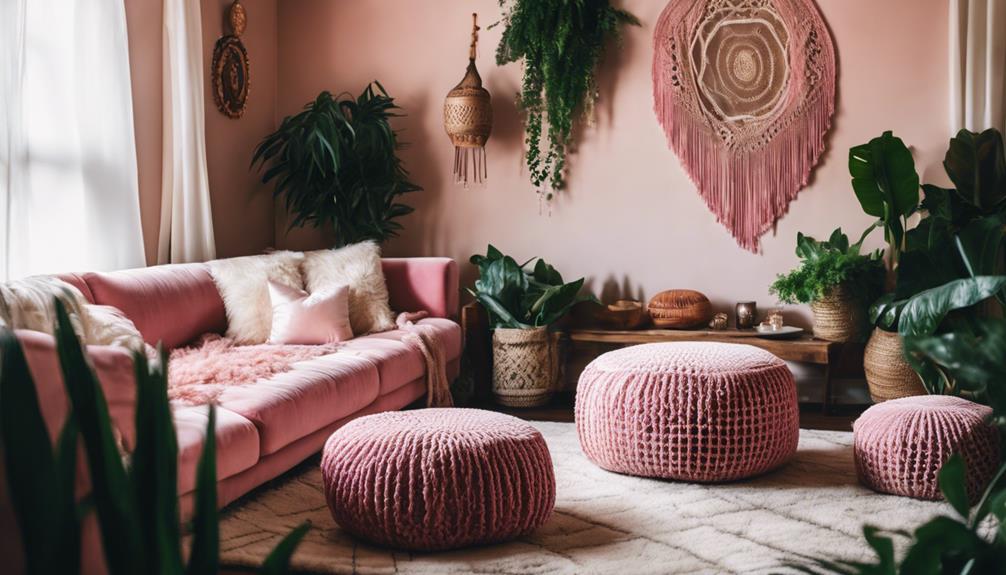 accentuating with pink decor