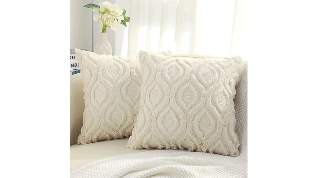 beige pillow covers quality