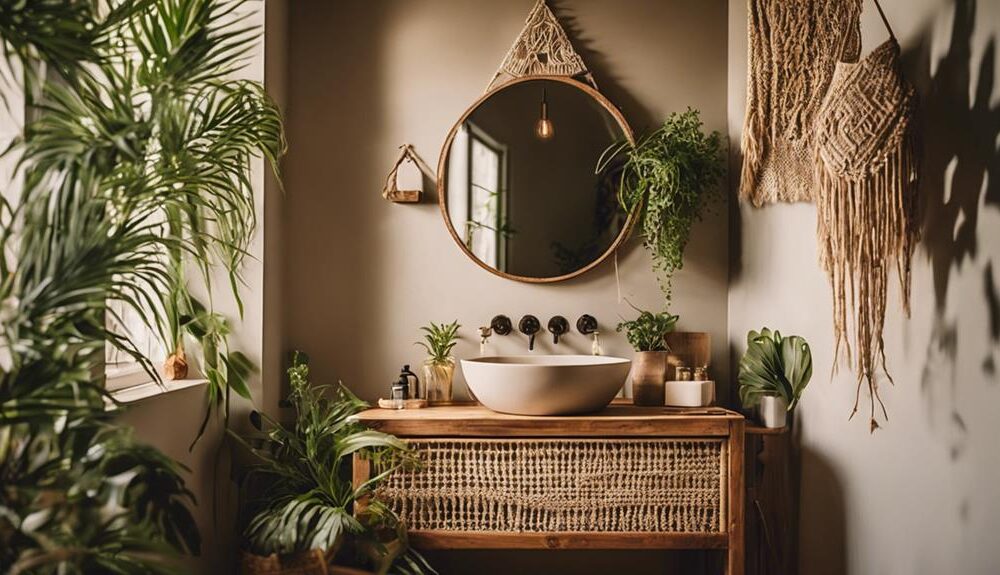 bohemian bathroom design inspiration