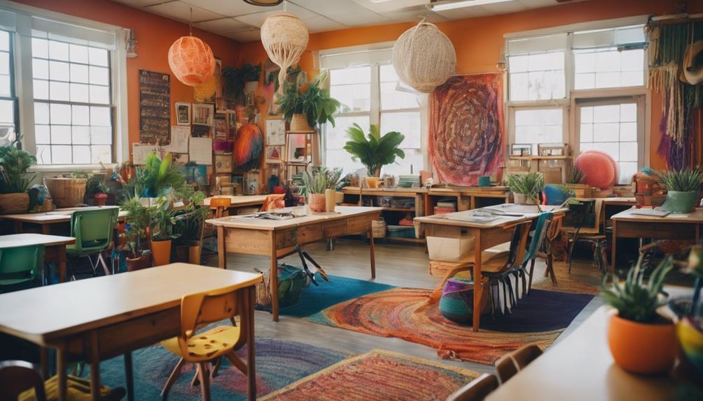 bohemian inspired classroom decor