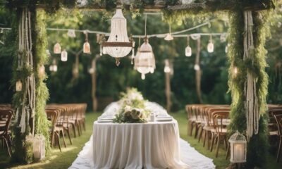 bohemian inspired wedding decorations