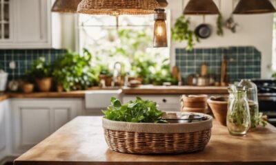 bohemian style kitchen decor