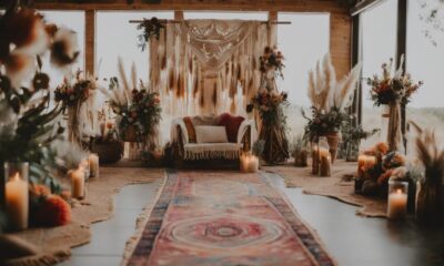 bohemian wedding decoration ideas