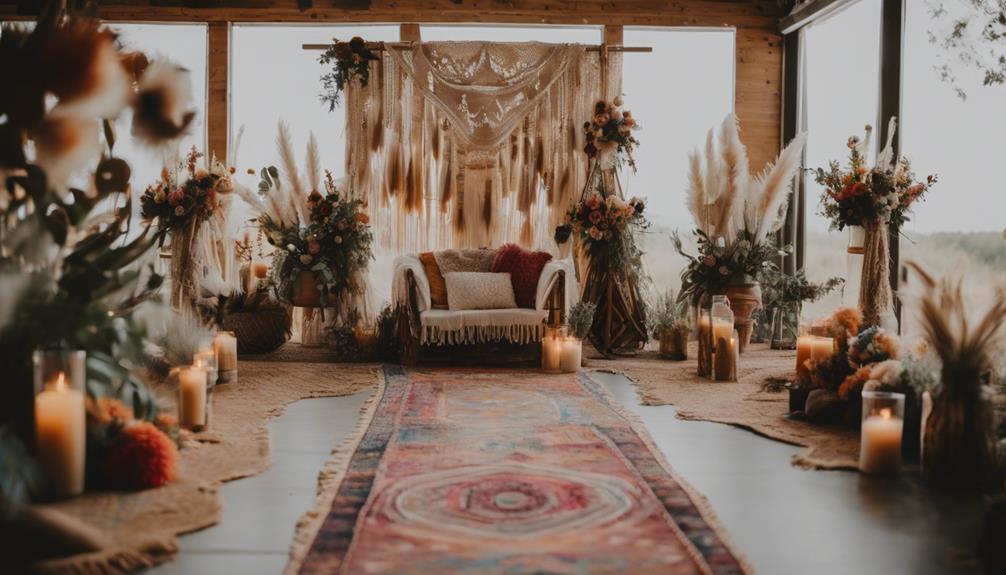 bohemian wedding decoration ideas