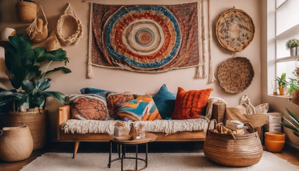 boho chic living room