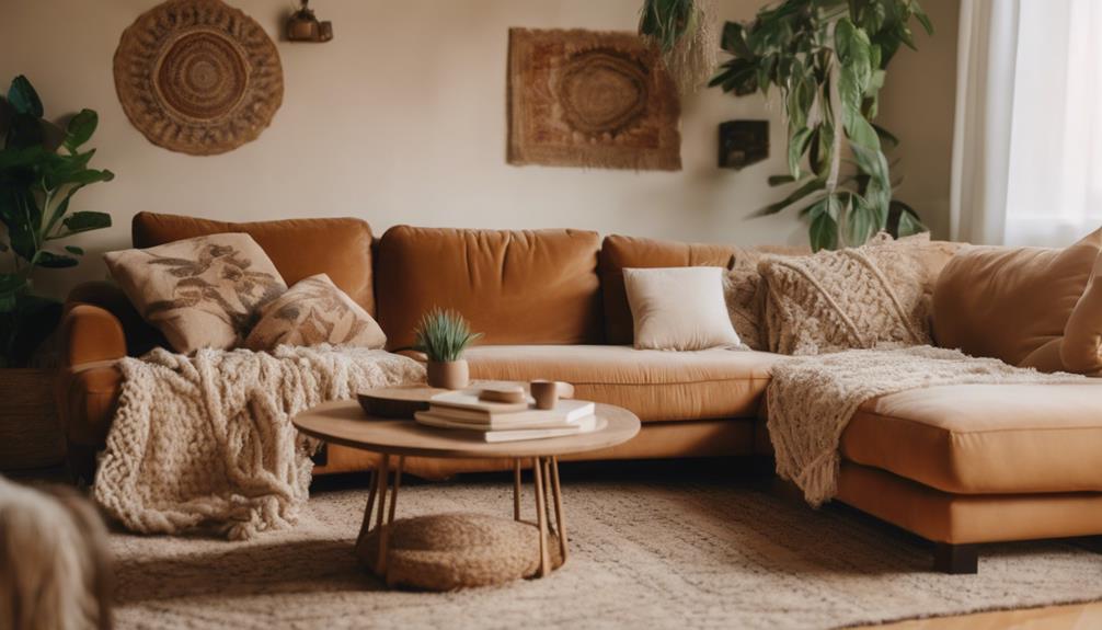 boho chic living room