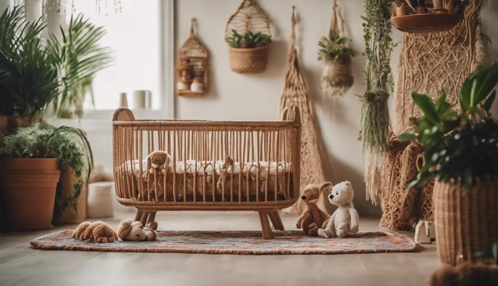 chic boho nursery inspiration