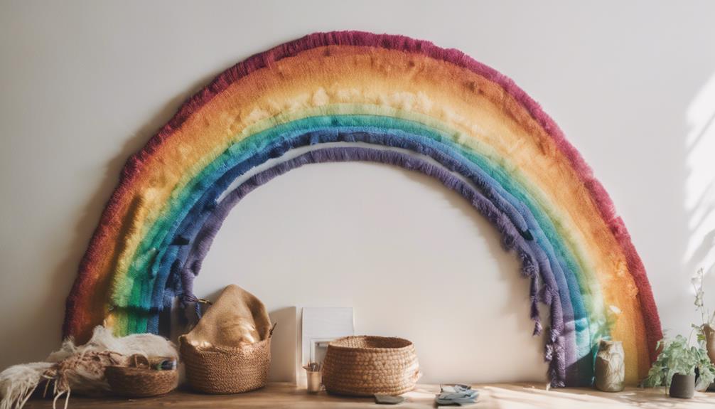 choosing boho rainbow decor