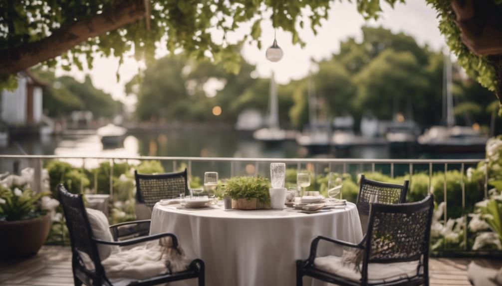 choosing outdoor dining spaces
