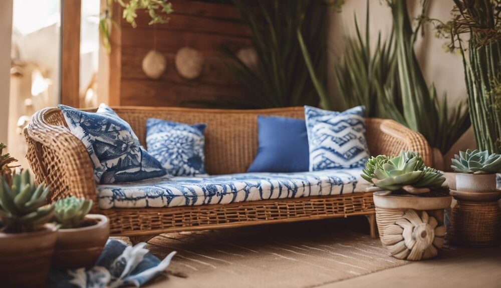 coastal boho summer decor