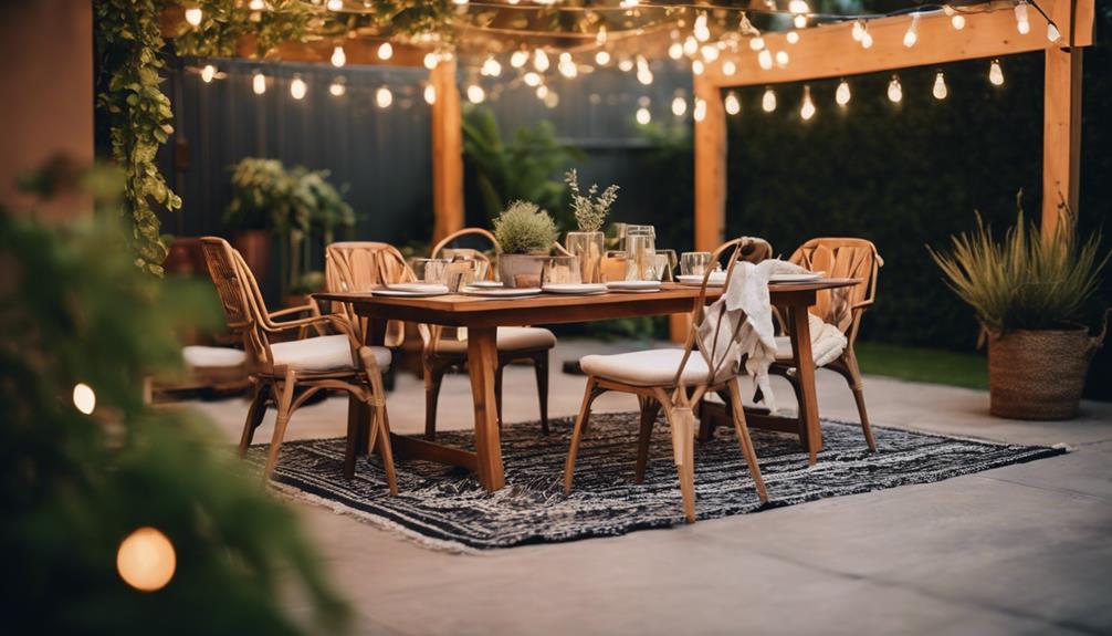creating outdoor dining experiences