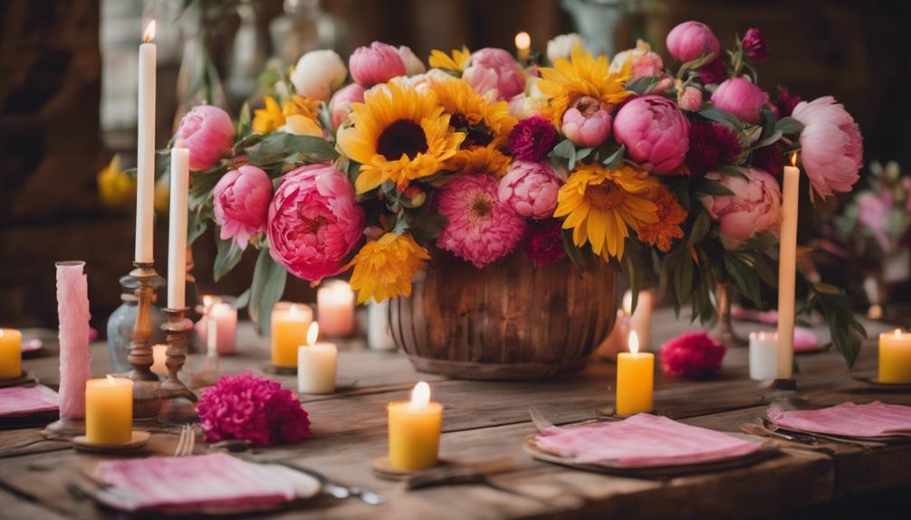 creative flower arrangements describe the text more accurately
