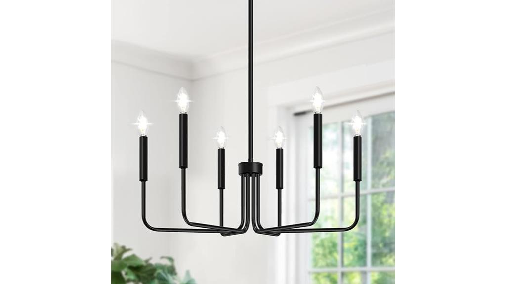 elegant chandelier adds sophistication