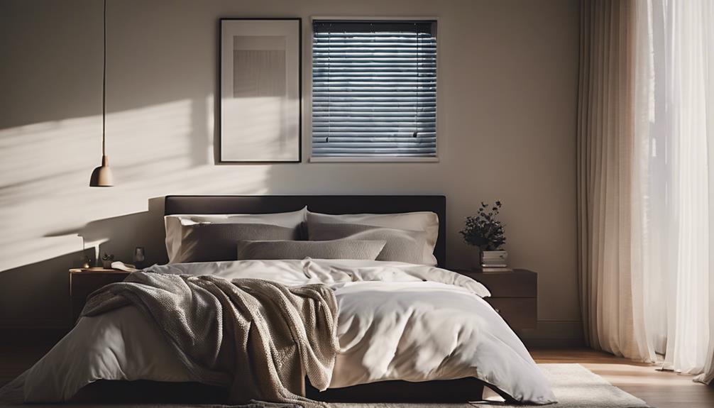 elevate bedroom with blinds