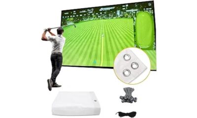 indoor golf practice screen