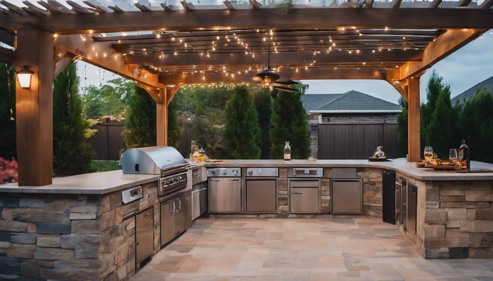 outdoor cooking space planning
