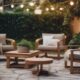 outdoor dining and relaxation