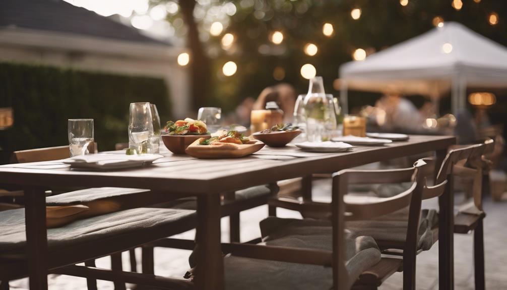 outdoor dining flexibility showcased