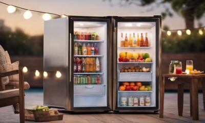 outdoor fridge for entertaining