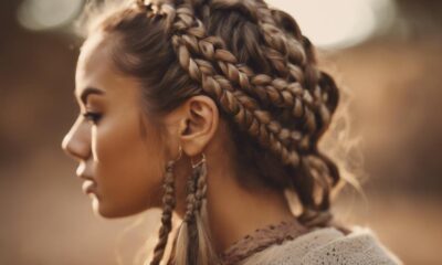 trendy knotless boho braids