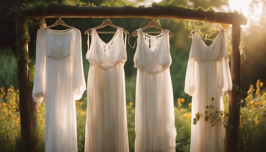 white boho summer dresses