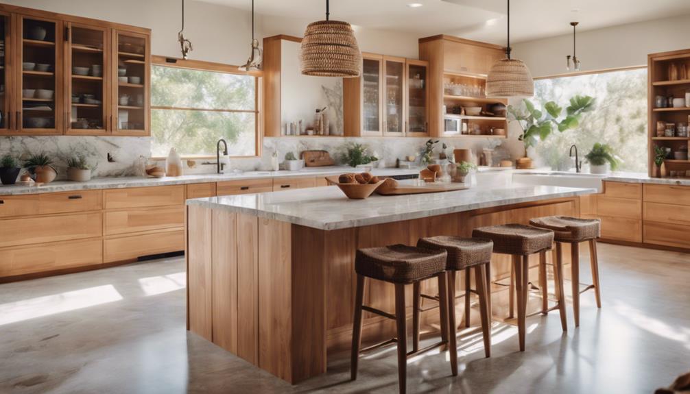 california casual kitchen design