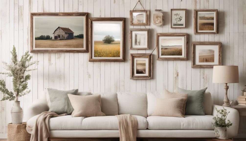 clutter free country gallery design