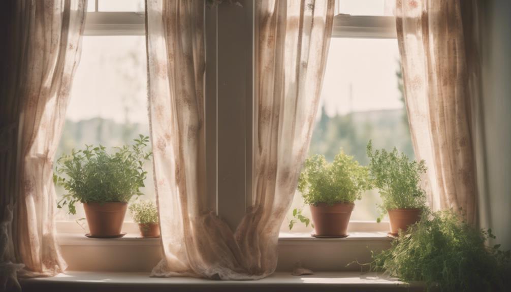 country bedroom window treatments