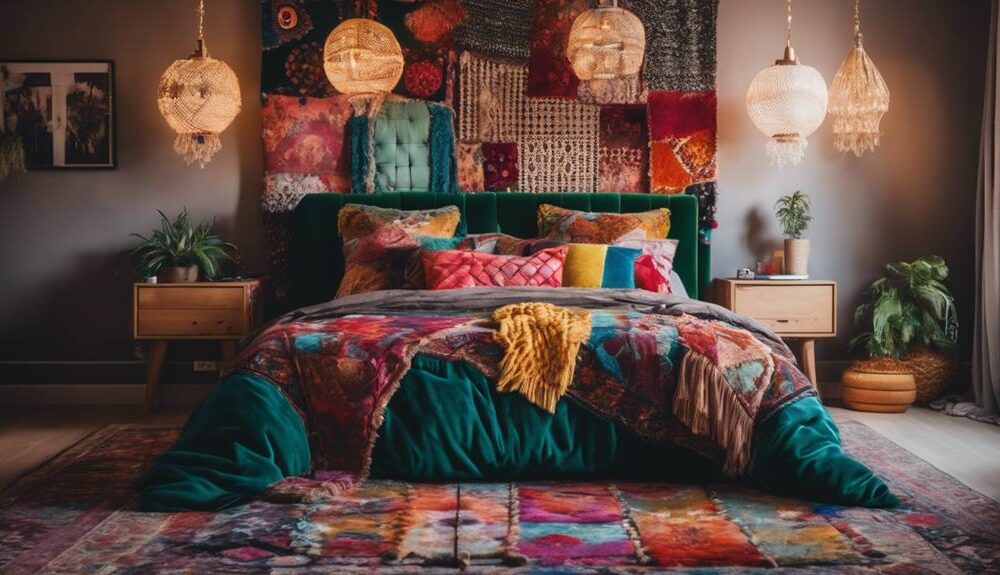 eclectic bedroom design bliss