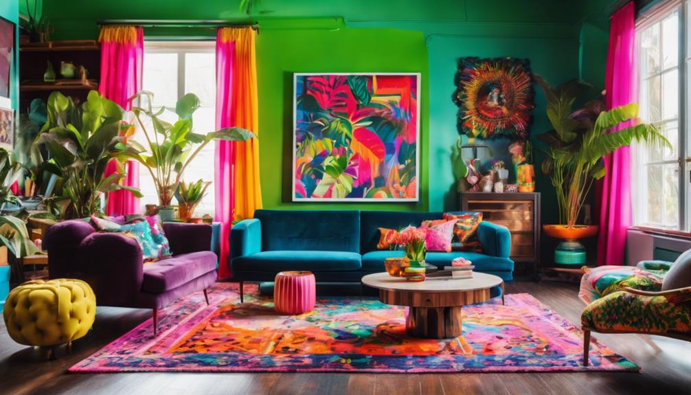 eclectic living room style